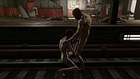 Exploring Fallout 4 in Subway Rubble