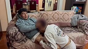 went to my cousin’s place to check something, ended up bareback