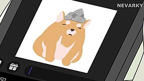 Emo cartoon anime animation about being penniless