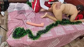 Sucking stepmom's pussy and ass!