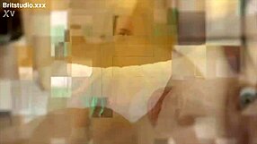 Pretty blonde gets a facial with deepthroat action
