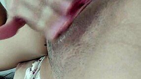 Close-up shots of natural tits and female ejaculation