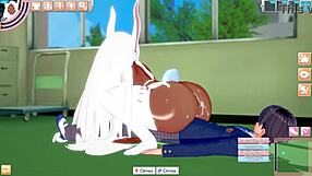 ¡Ey, mira esta conejita caliente siendo follada hasta el orgasmo!