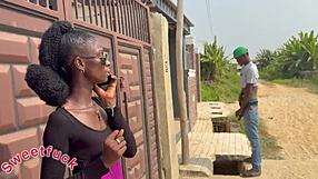 calabar babe paid me to have a taste of my big cock