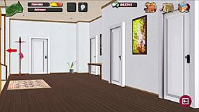 Hentai game with big tits and monster cock action