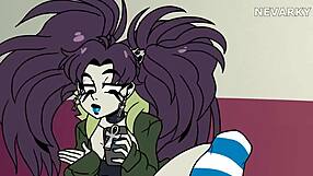 Emo cartoon anime animation about being penniless