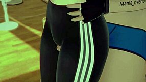 Gwen Satacy Gets Wet After Workout and Wants to Fuck Adult Hentai Version