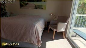 wifey experiments with various sexy panties at home