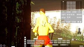 Gal says, 'Ride my big tits in this hentai game.'