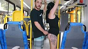 hey man, watch this morena get rubbed off on the bus till climax