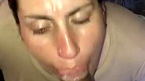 Amazing deepthroat blowjob feels incredible.