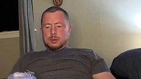 flexible guy comes through plug in hardcore masturbation with big cock toys