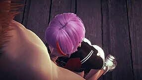 hentai tanami blowjob and fucked in tavern