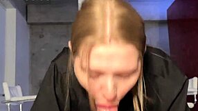 Girlfriend cheats with deepthroat.