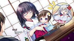 Jinja en senpai delen intieme neukscène in loca love