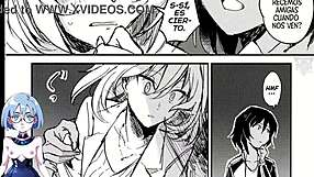 visitante de medianoche in the game anime hentai series, what happens next?