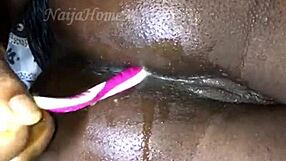 Naijahomemadepussy Showcases Her Fountain Pussy in Solo Fingering Scene