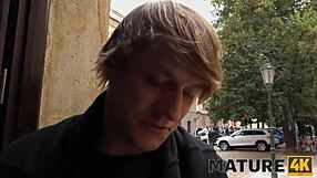 Mature4k actress strips to stockings for intense pussy banging