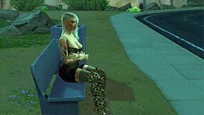 I pick up a street girl for night work in anime hentai