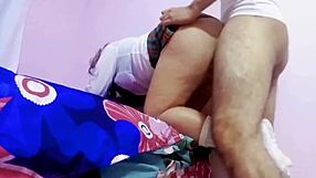 This hot mexican schoolgirl neighbor gets fucked by old man.