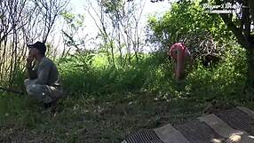 Wow, Behind Scenes of Black Anamary's Outdoor Doggystyle Fuck!