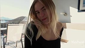 Submissive big ass teen BENDS OVER for DOGGYSTYLE, RIDES monster cock, GETS cumshot