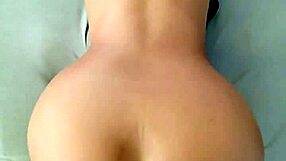 Gorgeous big booty babe bends over for intimate morning tent session.