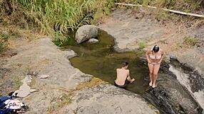 Savannah Watson Fucks Stranger by River After Boyfriend Play