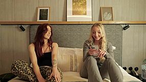 Truth Or Dare Turns French Girls Into Lesbians With Strap-On Toy!