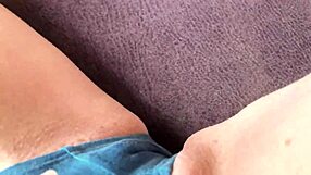 Slime on my panties, ASMR sounds and a loud orgasm