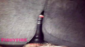 Why does this solo male moan so loud while pounding his fleshlight?