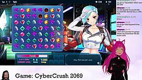 Vtuber Lewdneko Plays Lewd Game with Big Tits