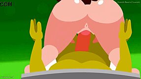 minus 8 warioware animation with big tits action