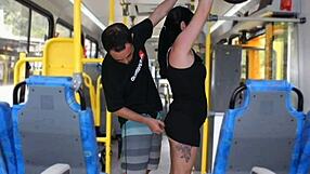 hey man, watch this morena get rubbed off on the bus till climax