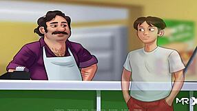 Summertime Saga BDSM Scene With Tied Up Ass