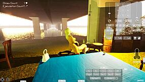 Gal says, 'Ride my big tits in this hentai game.'