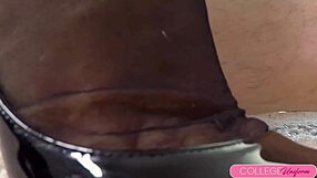 Jimena Lago Crams Plumber's Massive Cock in Spaniard Pussy