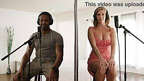 Tall beauty Annie King gets blown and fucked hard