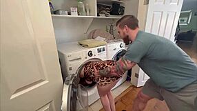 Steve Rickz Fucks Big Booty Milf Stepmom Stuck in Washer