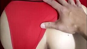 Couple Fucks in Doggy, Big Ass Sounds Wet When Cock Enters Pussy