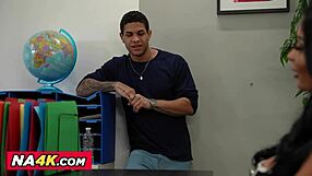 Sexy professor anissa kate seduced into threesome with students selina bentz and mike ox