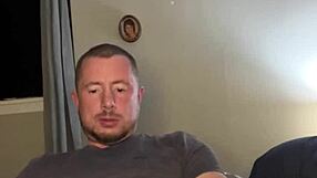 flexible guy comes through plug in hardcore masturbation with big cock toys