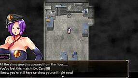 Ever seen a rough threesome in Karryn's prison with a slime monster and thug?