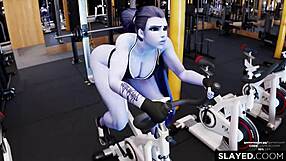 Black Guy Destroys Widowmaker's Pussy Mercilessly