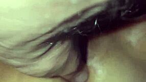 blonde milf spreads her shaved wet pussy for you