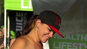 Rock fest flashers daytime sexy and real