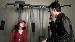 Single father drills tight 18 year old babysitter in retro scene