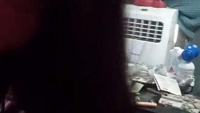 Girlfriend gives free use blowjob, swallowing cum in close up