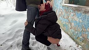 Young vixen gets a cock in her ass and a bottle of champagne as well