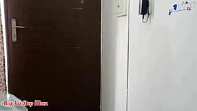 Step brother spies on sister in shower emotions